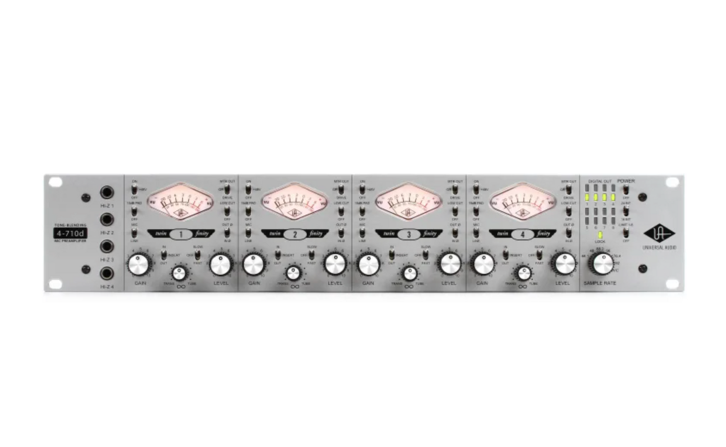 Universal Audio 4-710d 4-channel Microphone Preamp and Compressor