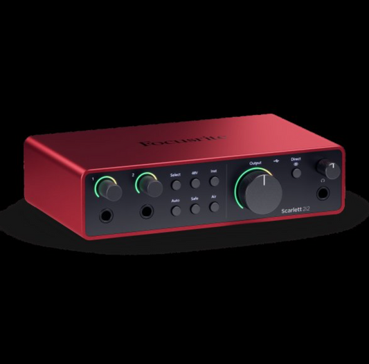Focusrite Scarlett 2i2 4th Gen USB Audio Interface