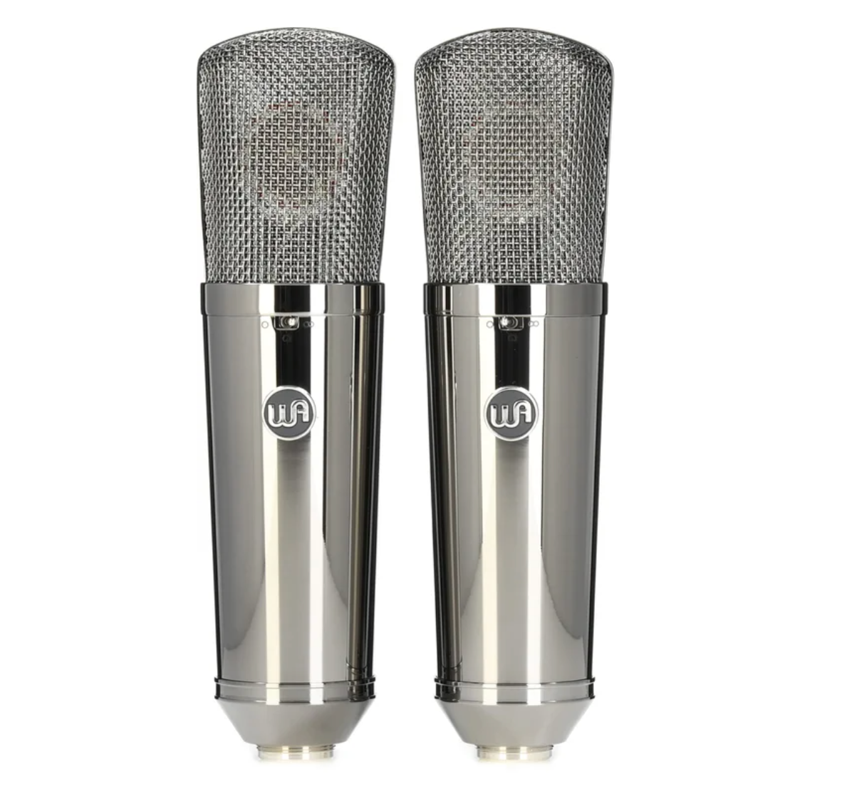 Warm Audio WA-87 R2 TS Large-diaphragm Condenser Microphone Stereo Pair - Limited-edition Titanium