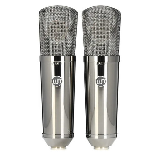 Warm Audio WA-87 R2 TS Large-diaphragm Condenser Microphone Stereo Pair - Limited-edition Titanium