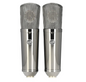 Warm Audio WA-87 R2 TS Large-diaphragm Condenser Microphone Stereo Pair - Limited-edition Titanium
