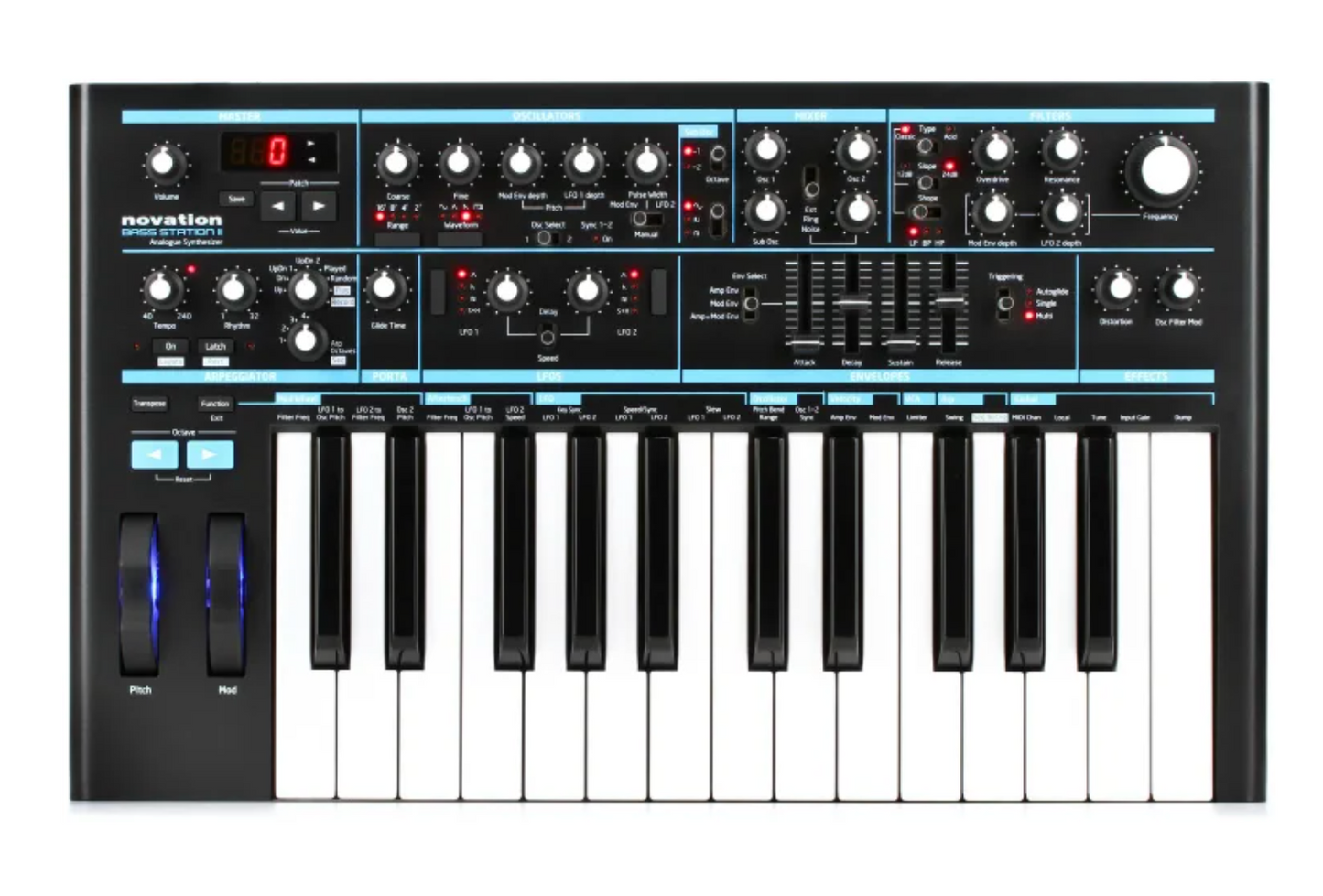Novation Bass Station II Analog Synthesizer