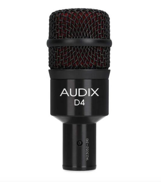 Audix D4 Hypercardioid Dynamic Instrument Microphone