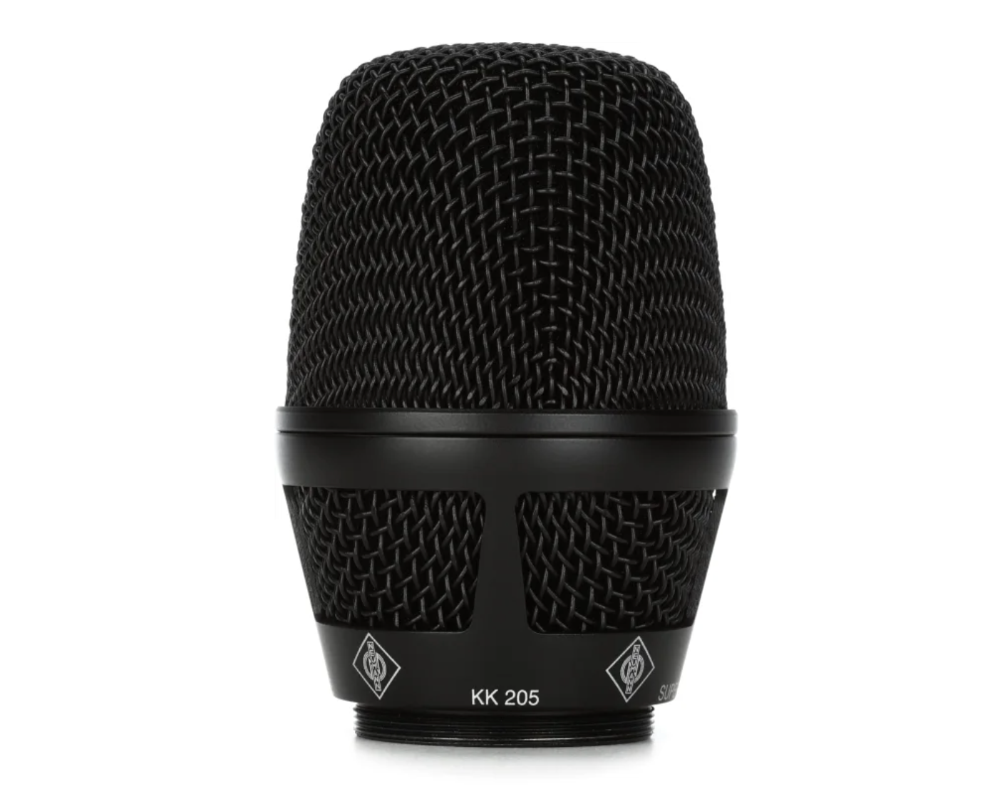 Neumann KK 205 BK Supercardioid Microphone Capsule Head for Sennheiser Wireless Handheld Transmitters - Black