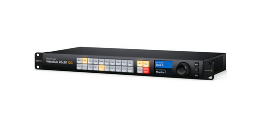 Blackmagic Design Videohub 20x20 12G Zero-Latency Video Router